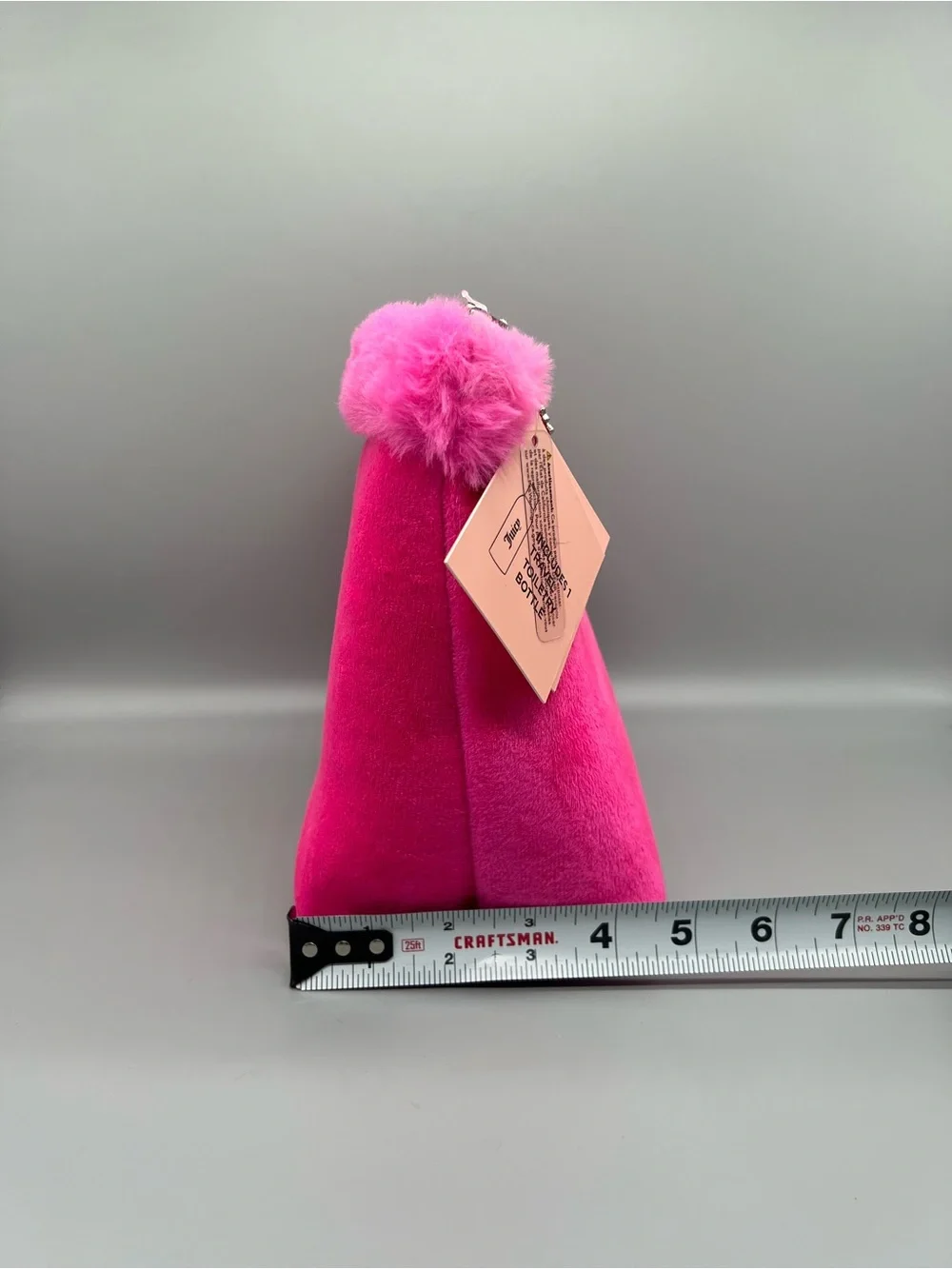 Juicy couture pink velour cosmetics bag